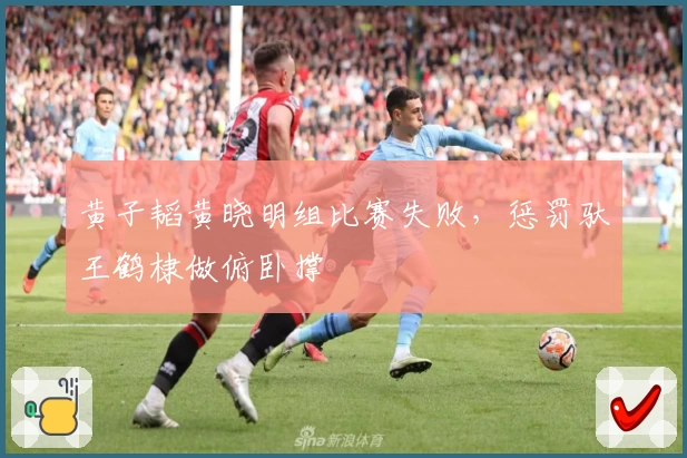 黄子韬黄晓明组比赛失败，惩罚驮王鹤棣做俯卧撑